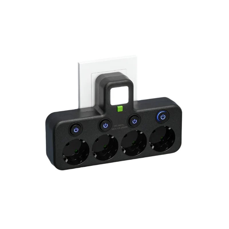 Multiprise USB avec Interrupteur LED - 3 Prises et Type-C