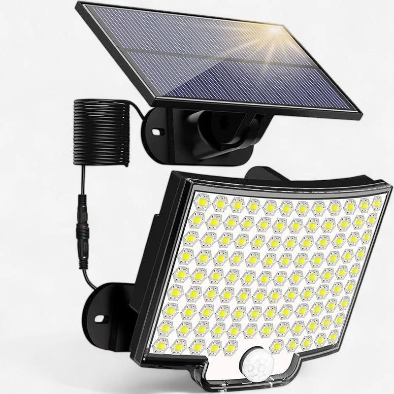 LumoGuard - Lampe Solaire de Sécurité LED avec Détecteur de Mouvement