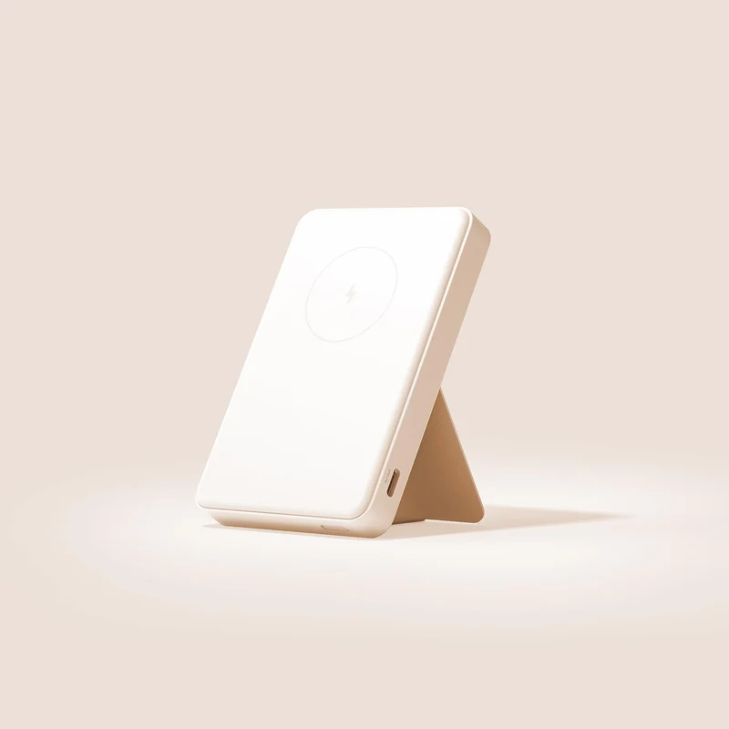 Xiaomi Mi Magnetic Powerbank Essential 6000mAh Com MagSafe Wireless IPhone Beige