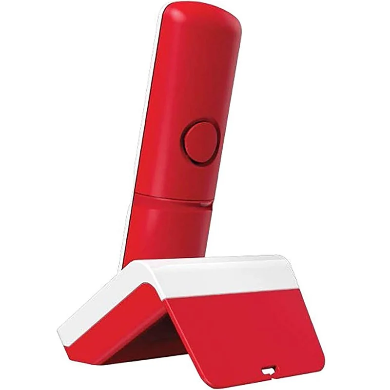 Alcatel S250 Telefono Cordless DECT Vivavoce Identificatore Chiamata Bianco/Rosso
