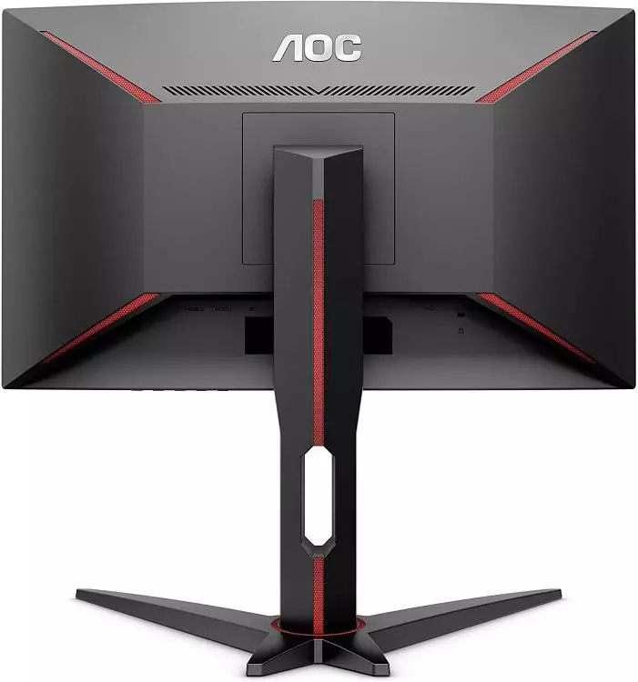 Monitor Aoc Gaming 27" Full Hd Curved Led 144hz C27g1 Hdmi Fhd Nero Rosso Curvo