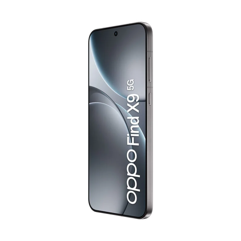 OPPO Find X9 5G AI Smartphone, Tripla Fotocamera 50+50+50MP, Selfie 32MP, Display 6.59” 120HZ AMOLED 1.5K, 7025mAh, RAM 12GB(Esp4GB/8GB/12GB)+ROM 512GB, [Versione Italia], Titanium Grey
