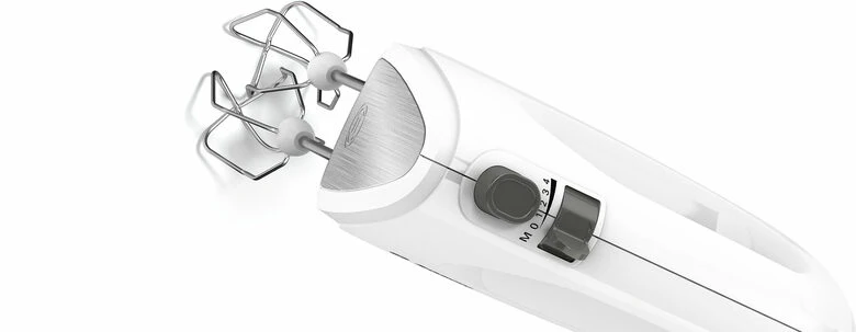 Bosch MFQ24200 Sbattitore CleverMixx 400 W Bianco, Inox spazzolato
