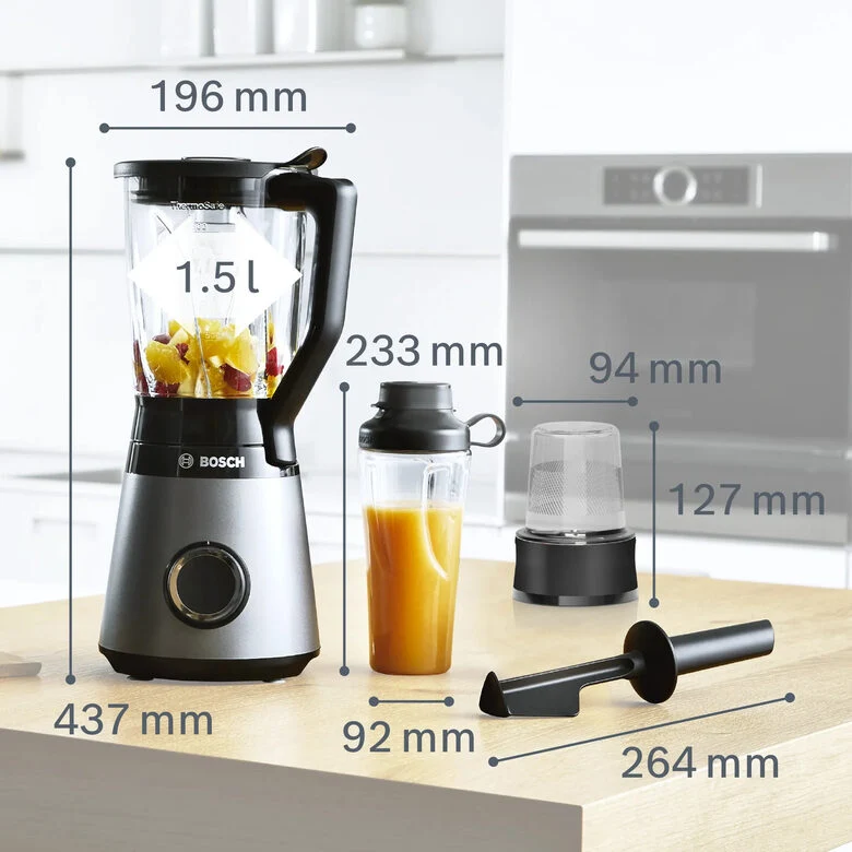 Bosch Serie 4 MMB6177S Frullatore VitaPower Serie | 4 1200 W Argento