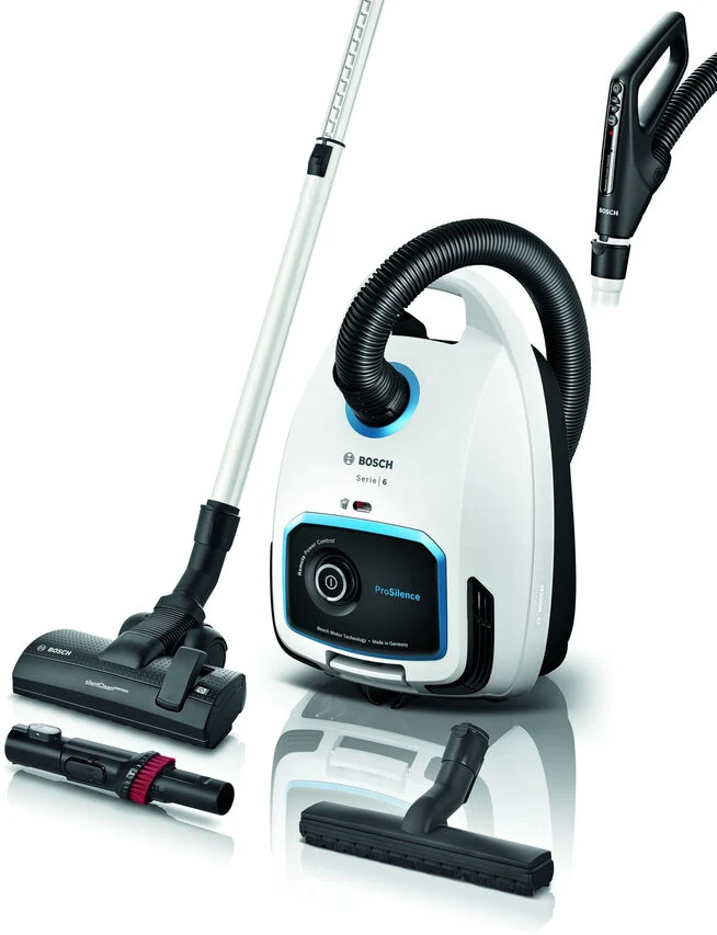 Bosch Serie 6 BGB6SIL1 Aspirapolvere con sacco ProSilence Bianco