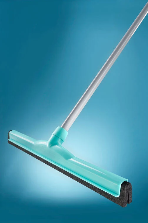 Leifheit Classic Lavavetri da doccia a singola lama Nero, Blu