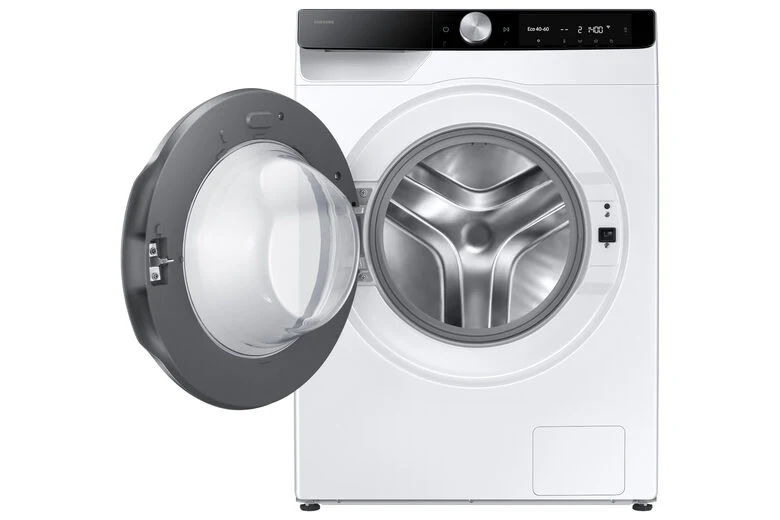 Samsung WW90DG6U85LKU3 Lavatrice A Libera Installazione 9 Kg, 1400 Giri, AI Control, AI Ecobubble™, AI Wash, Classe A-10%, Bianco