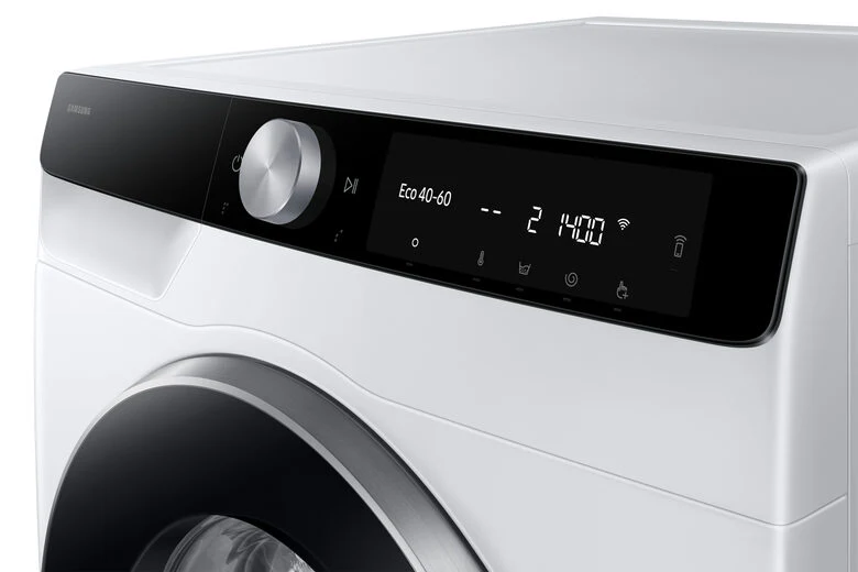 Samsung WW90DG6U85LKU3 Lavatrice A Libera Installazione 9 Kg, 1400 Giri, AI Control, AI Ecobubble™, AI Wash, Classe A-10%, Bianco