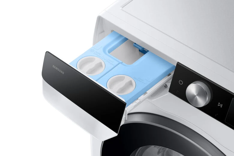 Samsung WW90DG6U85LKU3 Lavatrice A Libera Installazione 9 Kg, 1400 Giri, AI Control, AI Ecobubble™, AI Wash, Classe A-10%, Bianco