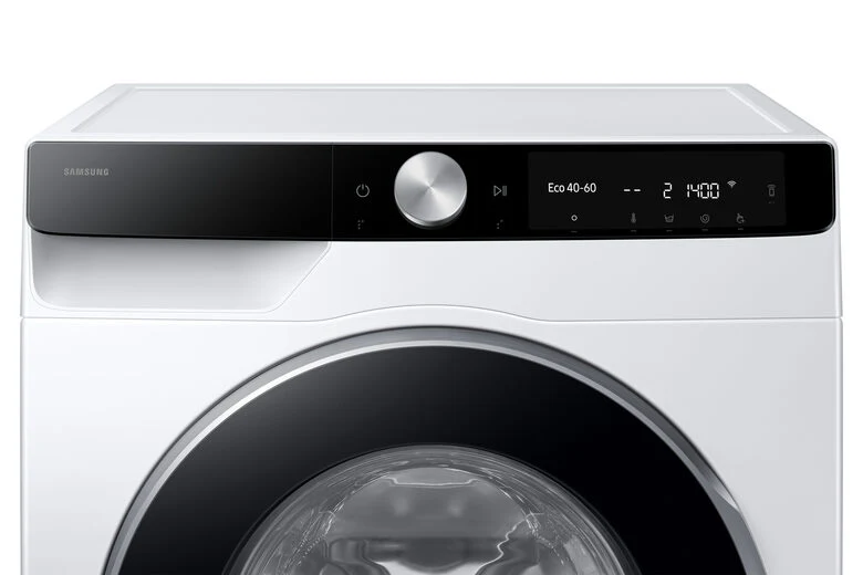Samsung WW90DG6U85LKU3 Lavatrice A Libera Installazione 9 Kg, 1400 Giri, AI Control, AI Ecobubble™, AI Wash, Classe A-10%, Bianco