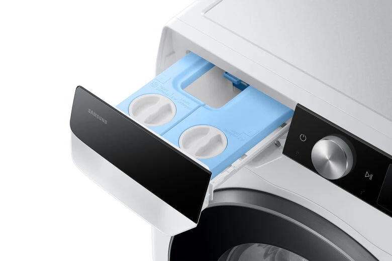 Samsung WW90DG6U85LKU3 Lavatrice A Libera Installazione 9 Kg, 1400 Giri, AI Control, AI Ecobubble™, AI Wash, Classe A-10%, Bianco