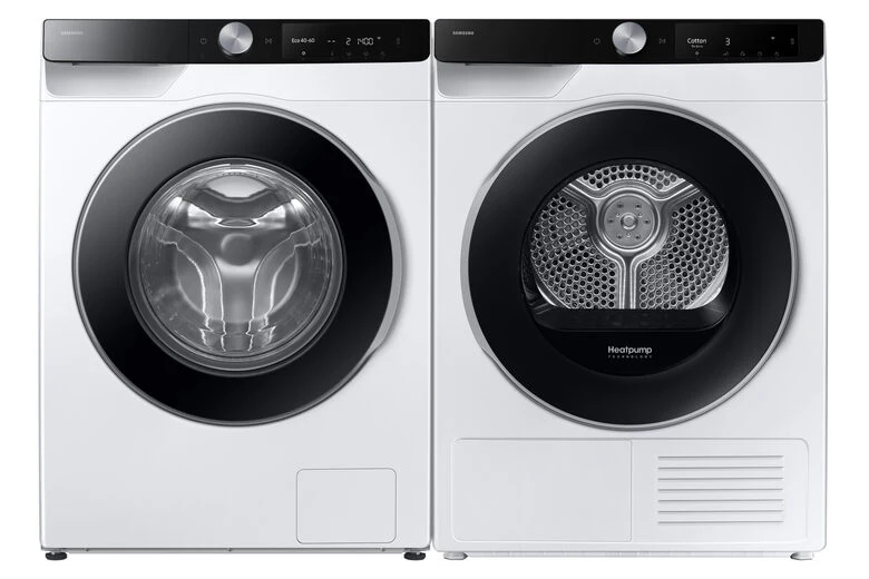 Samsung WW90DG6U85LKU3 Lavatrice A Libera Installazione 9 Kg, 1400 Giri, AI Control, AI Ecobubble™, AI Wash, Classe A-10%, Bianco