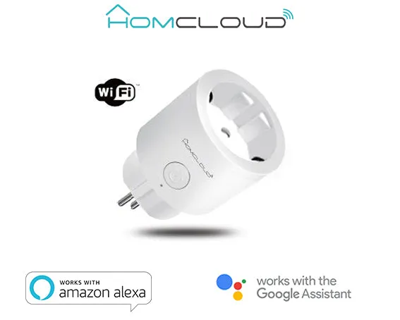 Superior Presa Schuko Intelligente Smart Wifi Controllo Consumi App Alexa Google