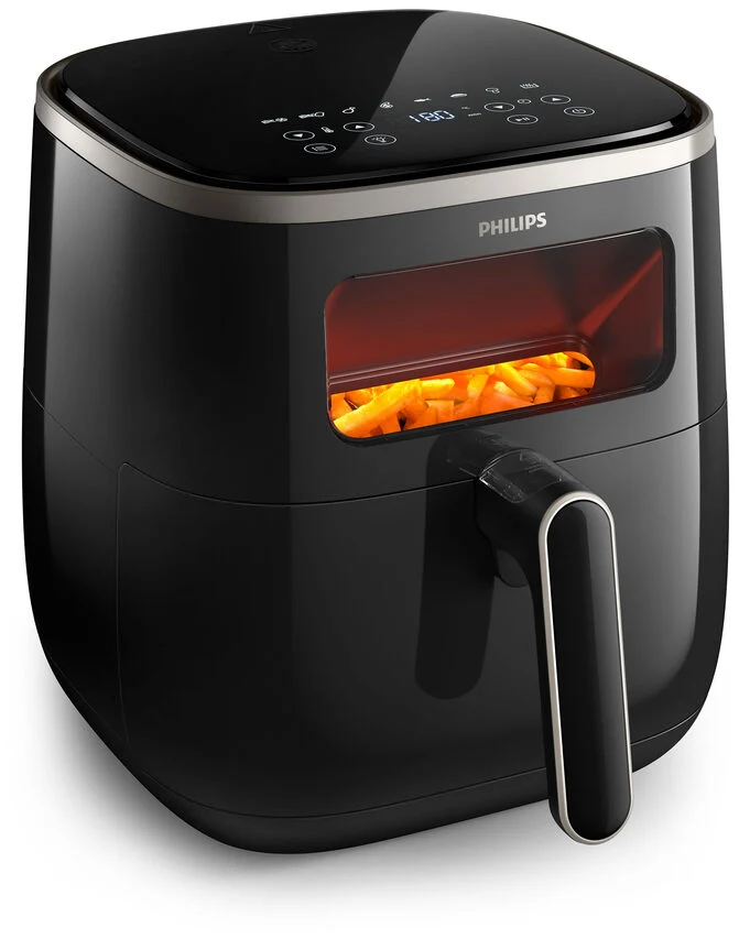 Philips 3000 series Series 3000 XL HD9257/80 Airfryer, 5.6L, Finestra, 14-in-1, App per ricette