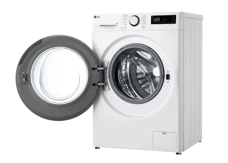 LG F2R3S08NSWW Lavatrice 8kg AI DD, Classe A-10%, 1200 giri, Vapore, AI Wash