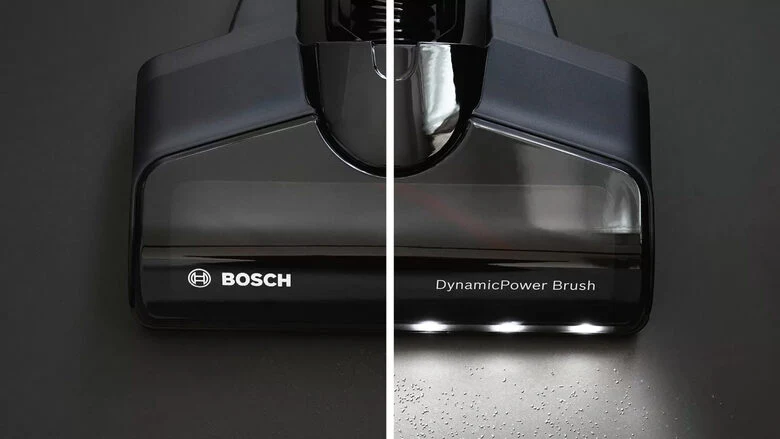 Bosch BBS712A scopa elettrica Batteria Secco Senza sacchetto 0,3 L Nero, Stainless steel