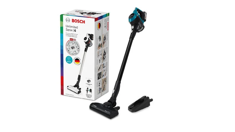 Bosch Serie 6 BBS611LAG scopa elettrica Batteria Secco Senza sacchetto 0,3 L Blu 2,5 Ah