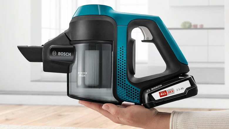Bosch Serie 6 BBS611LAG scopa elettrica Batteria Secco Senza sacchetto 0,3 L Blu 2,5 Ah