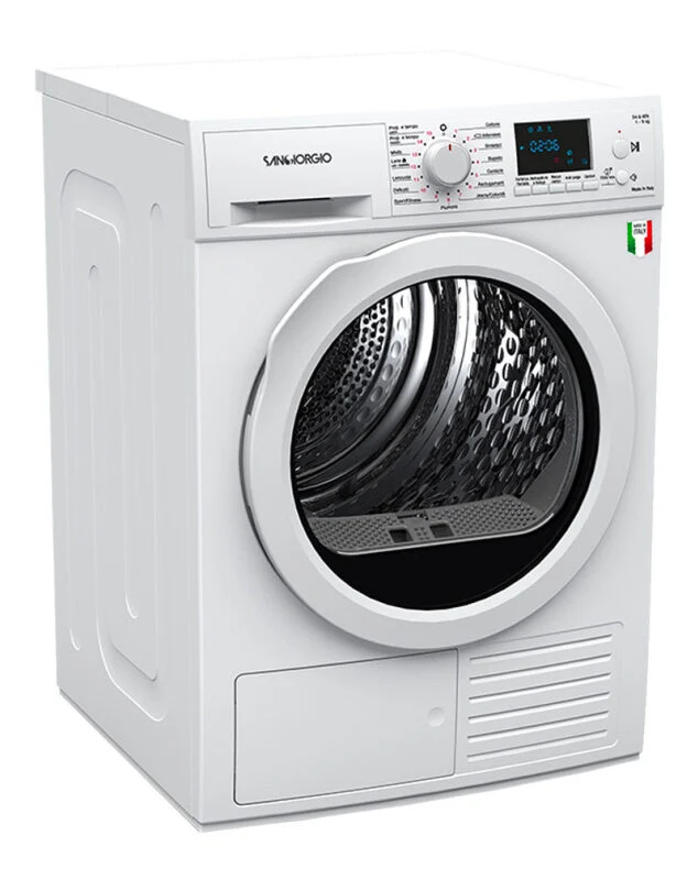 SanGiorgio SDR9P asciugatrice Libera installazione Caricamento frontale 9 kg A++ Bianco