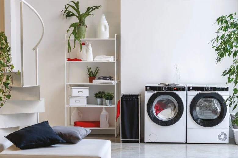 Hoover H-WASH 500 HWP 49AMBC7/1-S lavatrice Caricamento frontale 9 kg 1400 Giri/min A Bianco