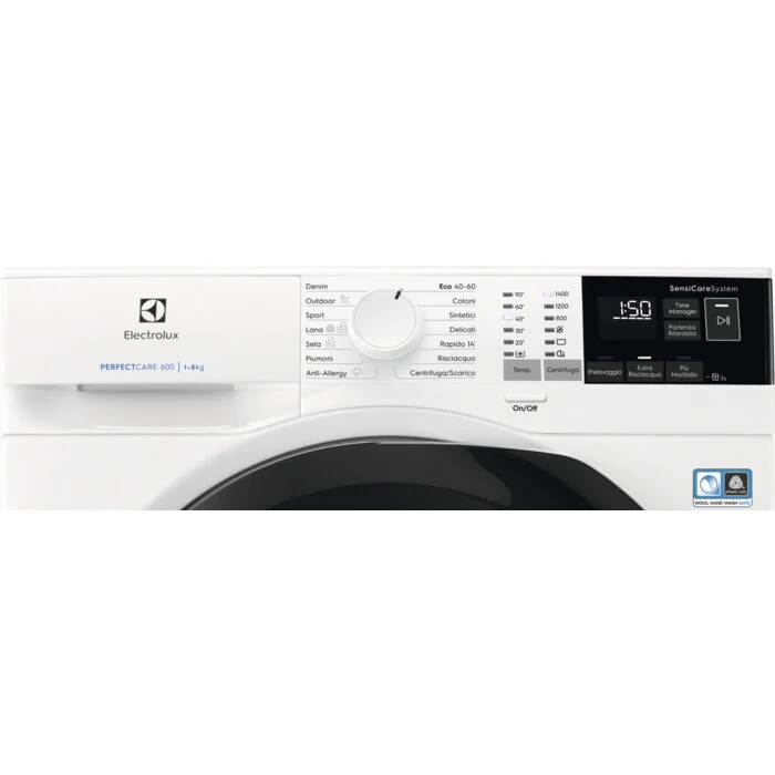 Electrolux EW6FCH484 Lavatrice a Carica Frontale Serie 600 8 Kg 1351 Giri Classe A