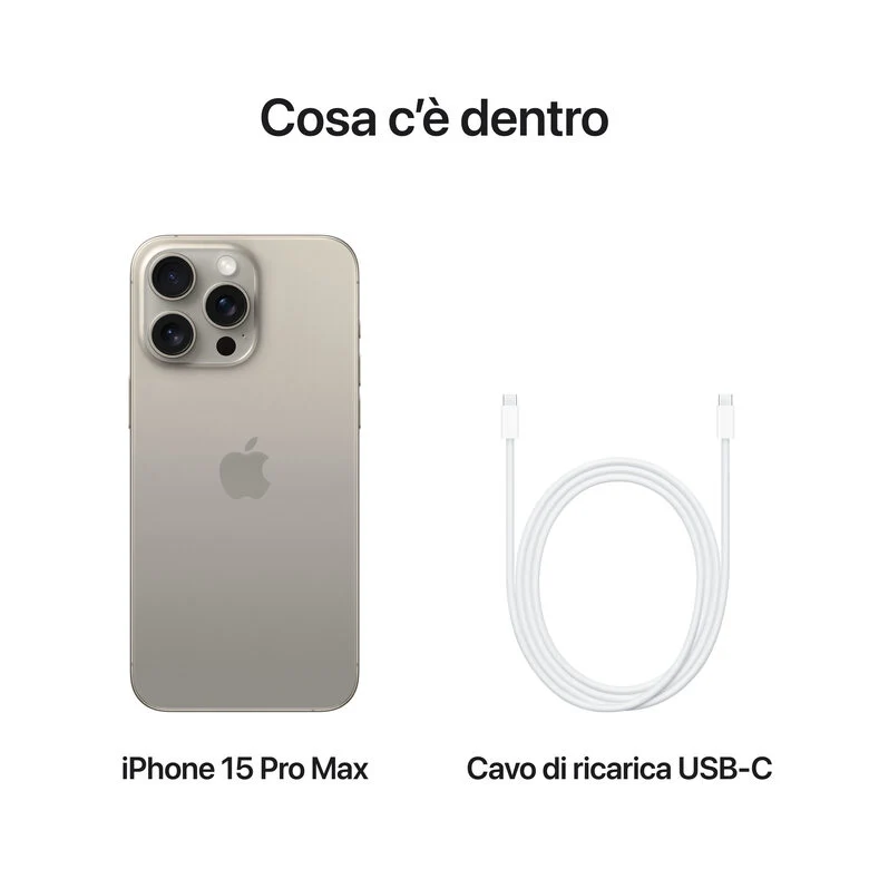 Apple iPhone 15 Pro Max 1TB Titanio Naturale