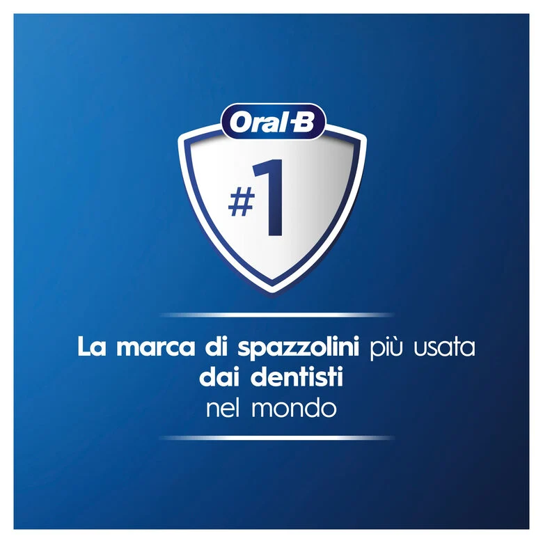 Oral-B Pro 3 Spazzolino Elettrico Ricaricabile Nero Pro3 3000, 2 Testine, 1 Spazzolino