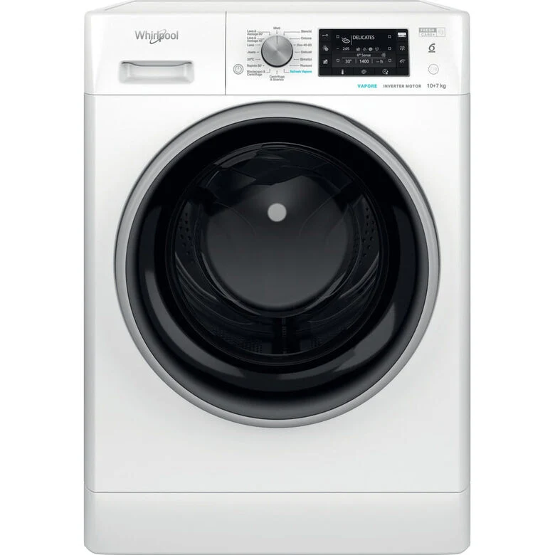 Whirlpool FreshCare Lavasciuga a libera installazione - FFWDD 107448 WBS IT