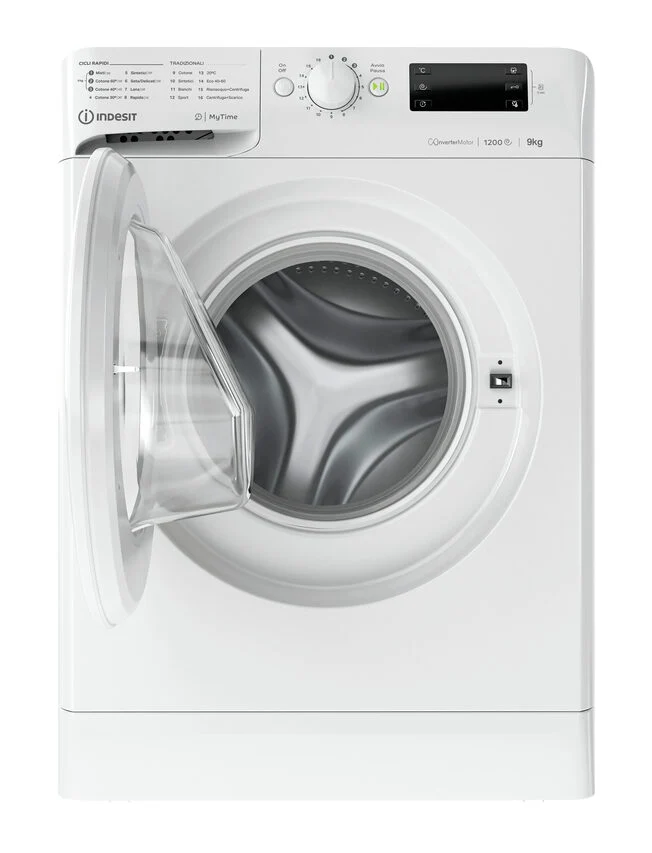 Indesit MTWE 91285 W IT lavatrice Caricamento frontale 9 kg 1200 Giri/min B Bianco