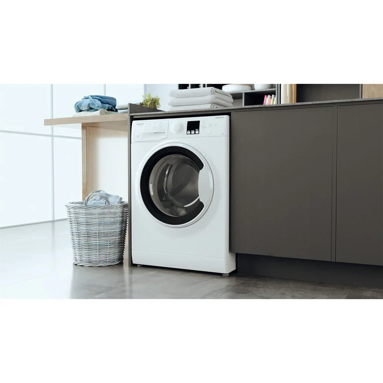 Hotpoint Ariston RSSF 624 W IT N Lavatrice Slim A Libera Installazione 6 Kg, 1200 Giri, Anti Allergy, Cura Della Lana, Classe C, Bianco