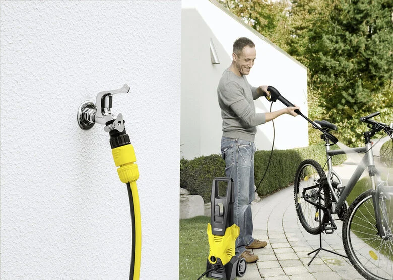 Kärcher K 3 idropulitrice Compatta Elettrico 380 l/h Nero, Giallo