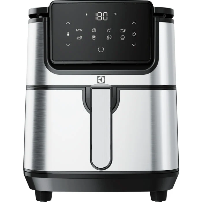 Electrolux E6AF1-4ST Singolo 4,5 L Indipendente 1500 W Friggitrice ad aria calda Nero, Acciaio inossidabile