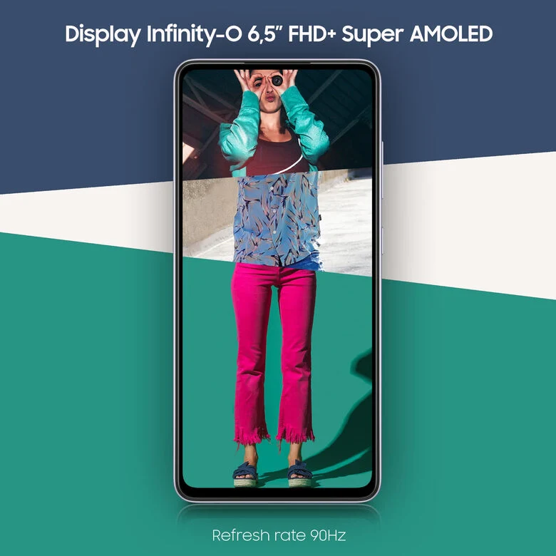 Samsung Galaxy A52 4G A52 128 GB Display 6.5” FHD+ Super AMOLED Awesome Violet