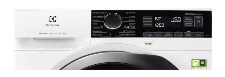 Electrolux EW8F284GREEN lavatrice Caricamento frontale 8 kg 1400 Giri/min A Bianco