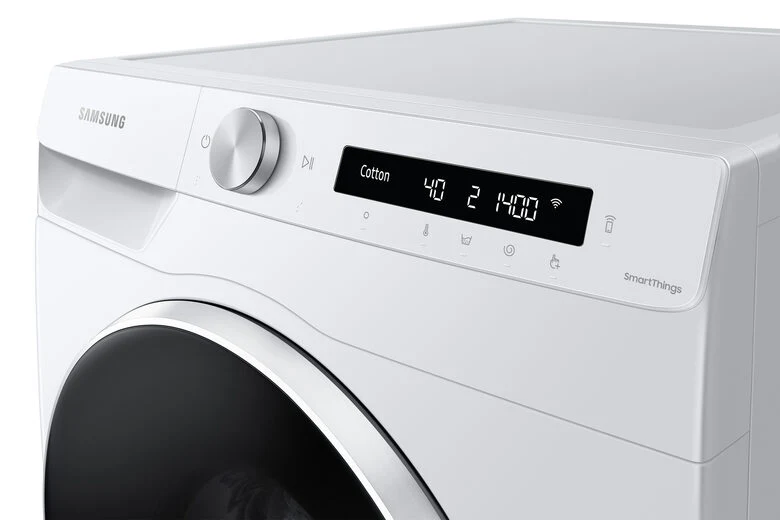 Samsung WD12T504DWW lavasciuga Libera installazione Caricamento frontale Bianco F
