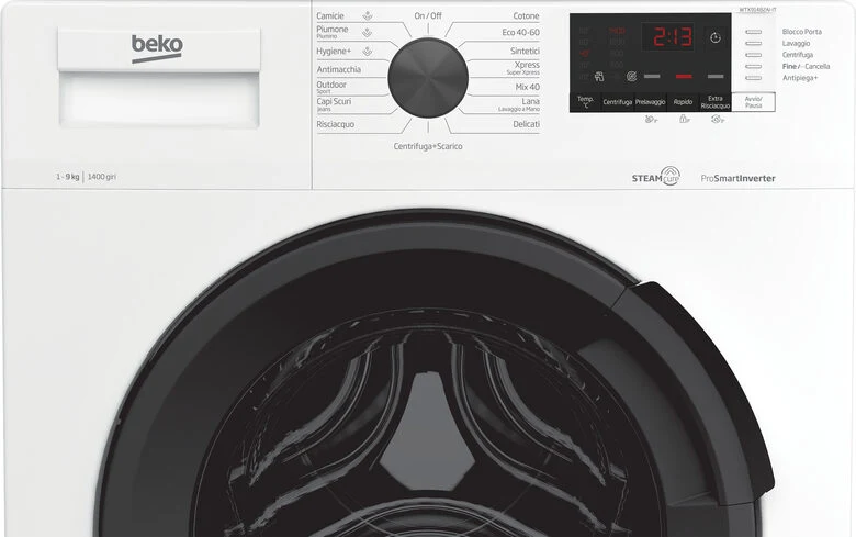 Beko WTX91482AI-IT lavatrice Caricamento frontale 9 kg 1400 Giri/min A Bianco