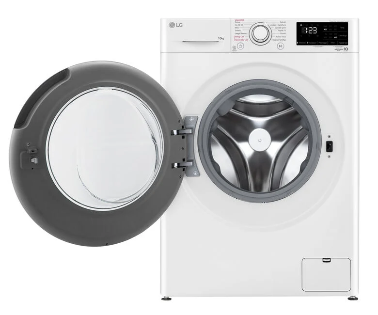 LG F4WV309S3AA Lavatrice 9kg AI DD™, Classe A/A/A, 1400 giri, Lavaggio a vapore