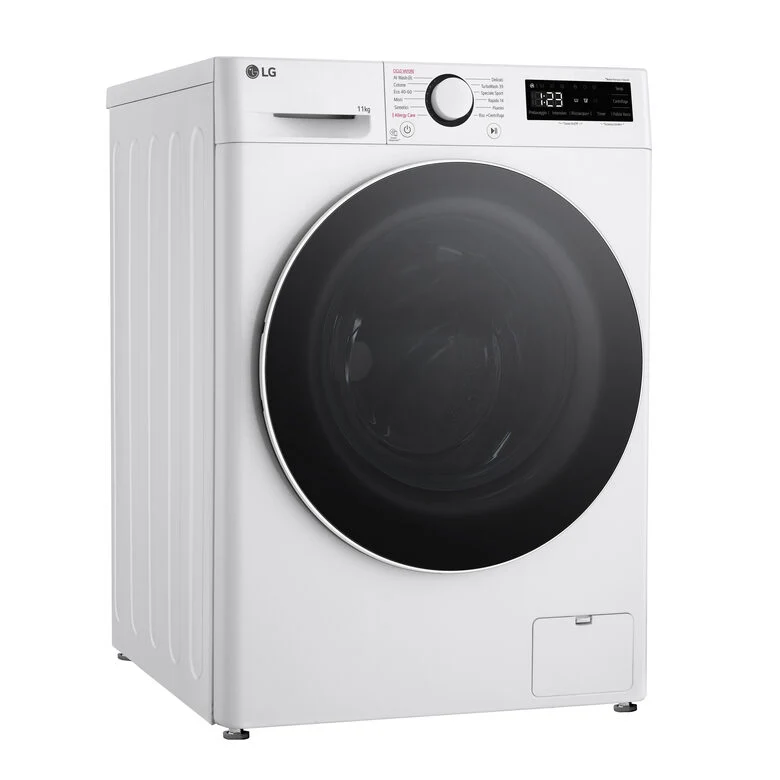 LG F4R5011TSWW Lavatrice 11kg AI DD, Classe A-10%, 1400 giri, TurboWash, Vapore