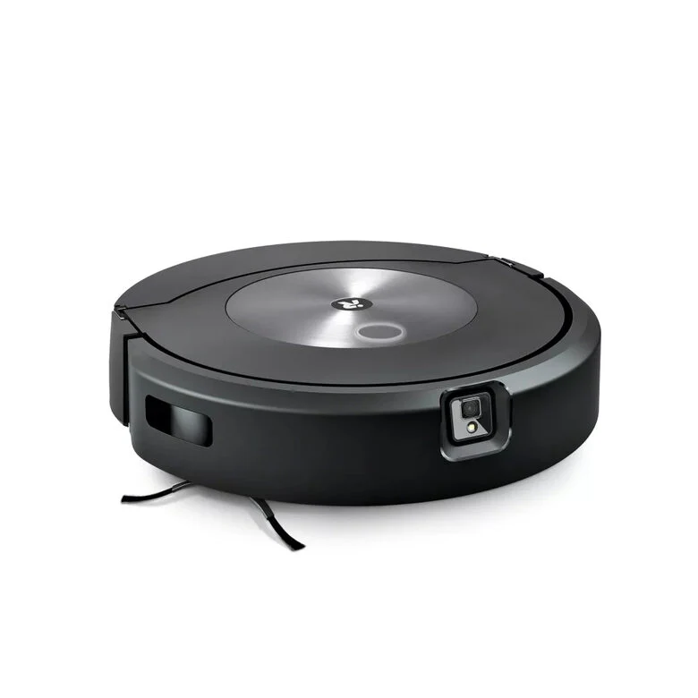 iRobot Roomba Combo j7 Aspirapolvere Robot Senza sacchetto Nero, Acciaio inossidabile