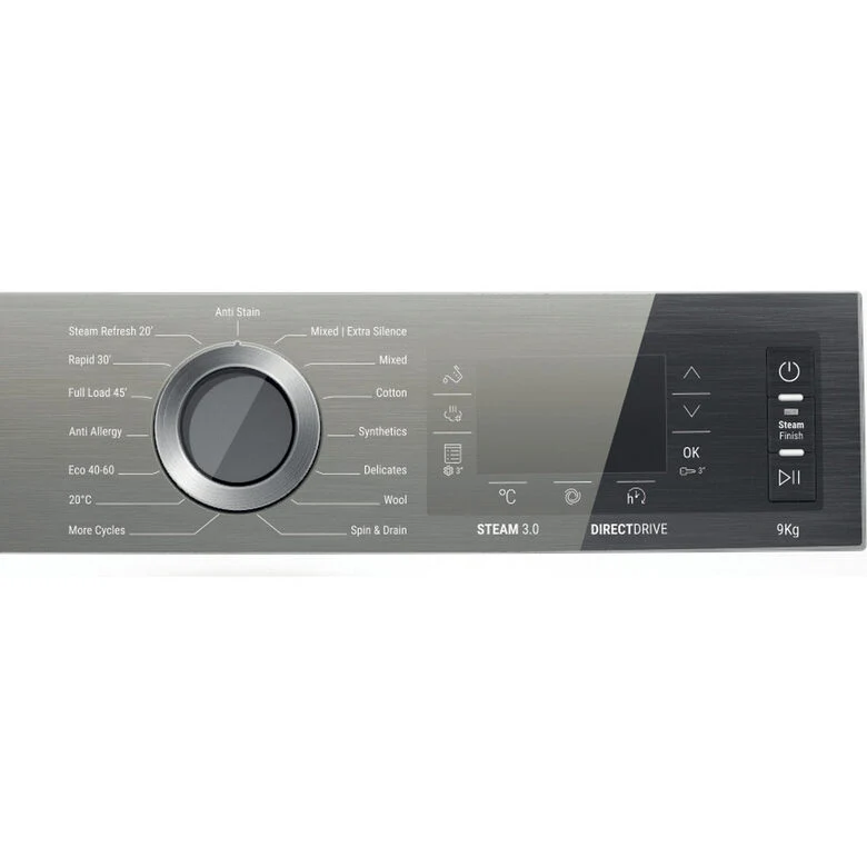 Hotpoint H7 W945WB IT lavatrice Caricamento frontale 9 kg 1400 Giri/min B Bianco