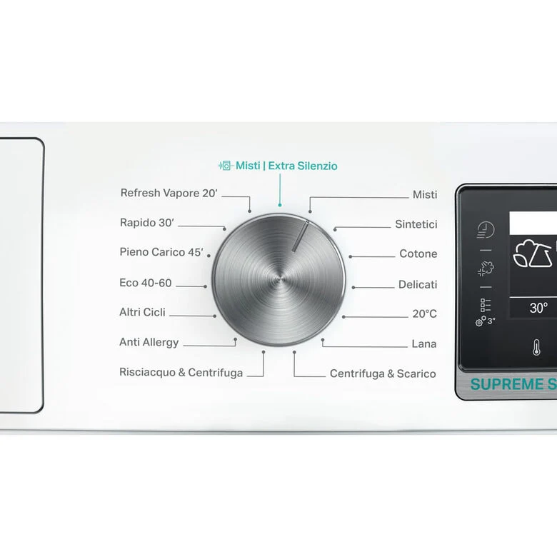 Whirlpool W6 W945WB IT lavatrice Caricamento frontale 9 kg 1400 Giri/min B Bianco
