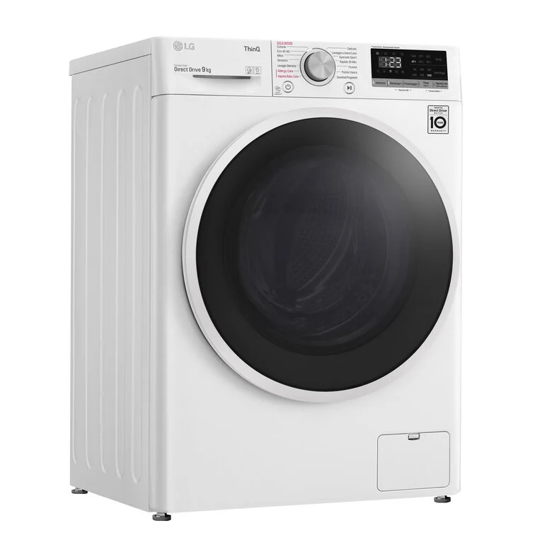 LG Lavatrice Smart AI DD™ TurboWash ™ 9 kg Classe energetica B Autodose Lavaggio a vapore