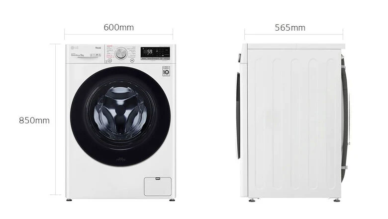 LG F4WV509SAE lavatrice Caricamento frontale 9 kg 1400 Giri/min A Bianco