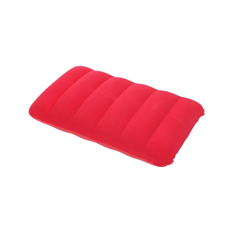 Flocked Inflatable Travel Pillow