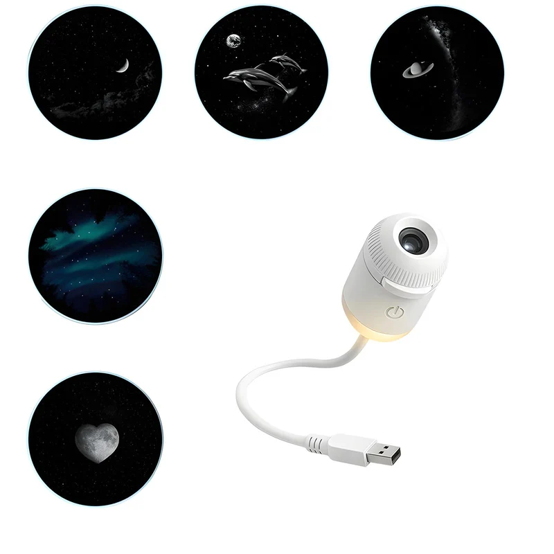 USB Star Projector With Slide Discs