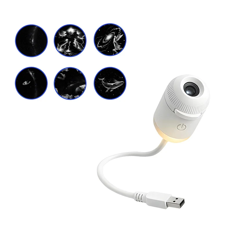 USB Star Projector With Slide Discs