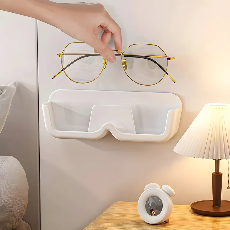 Wall Mounted Eyeglass Holder Shelf