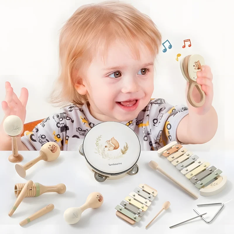 Wooden Children's Music Set