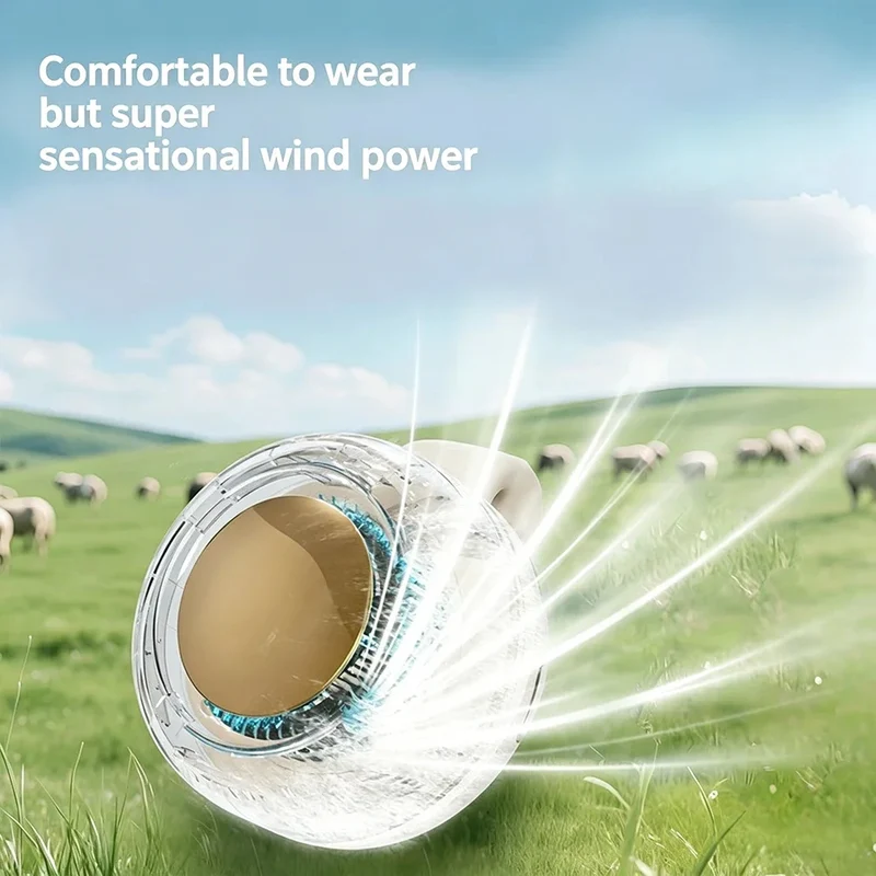 Mini Bladeless Clip-On Fan