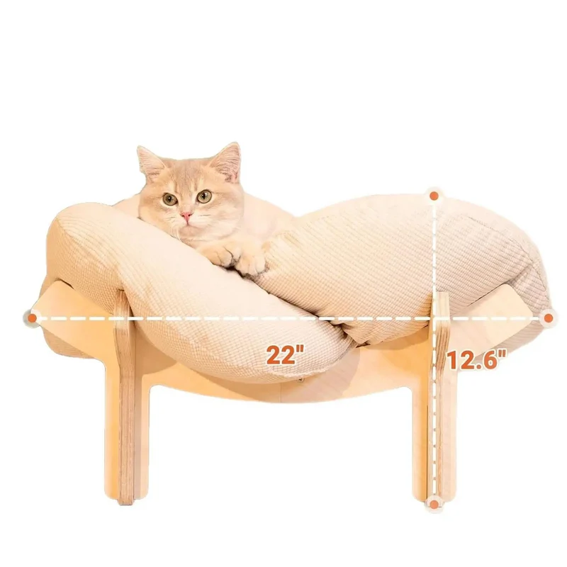 Wooden Frame Cat Bed